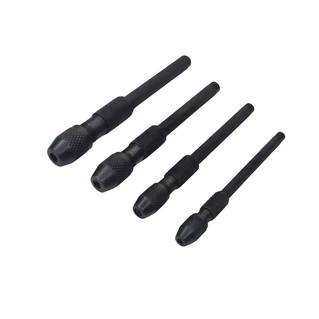 4-PIECE PIN VISE SET HANDHELD DRILLING HOBBY CRAFT 4 SIZES VISES JEWELRY MAKING