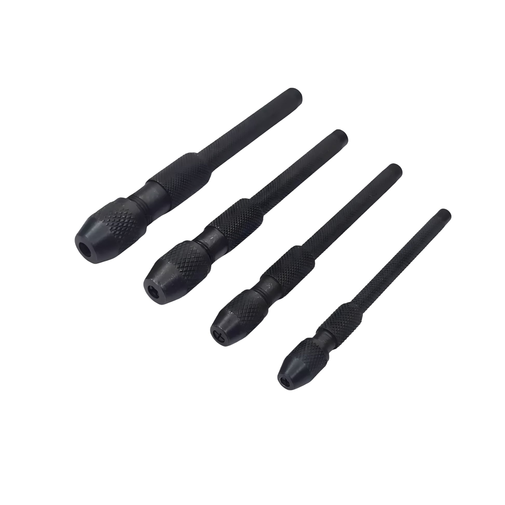 4-Piece Pin Vise Set Handheld Drilling Hobby Craft 4 Sizes Vises - Jewelry Tool