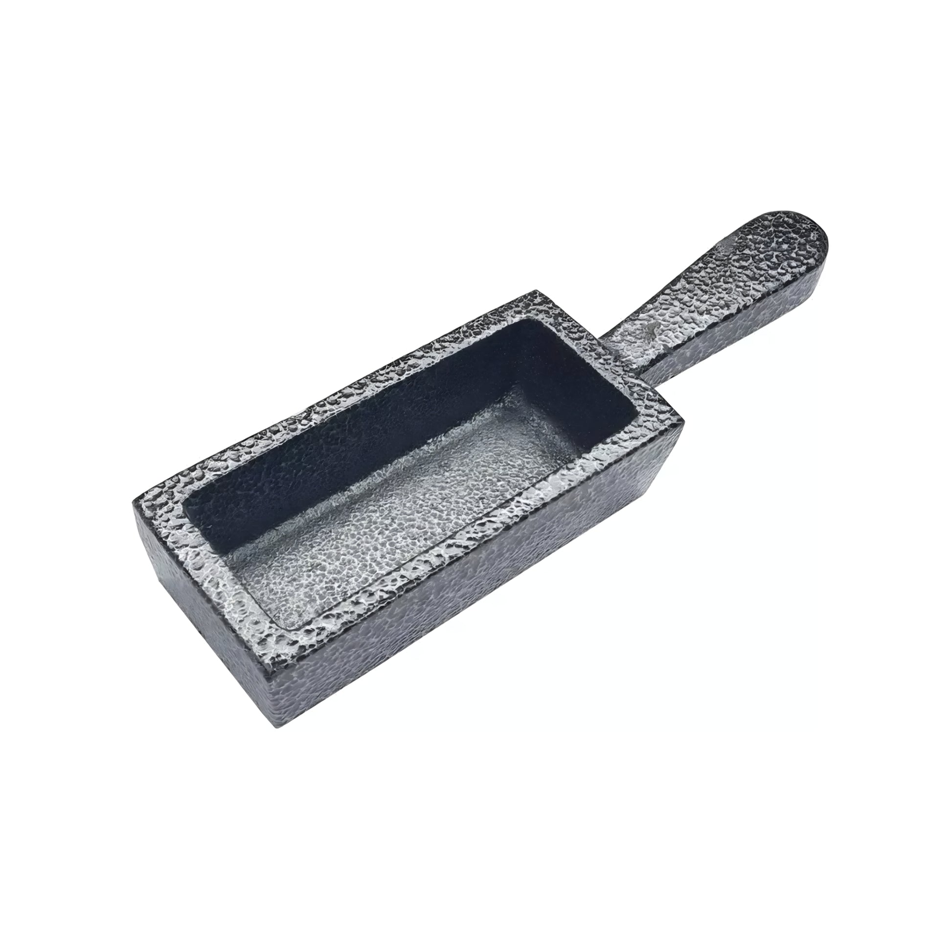 40 oz Cast Iron Loaf Bar Ingot Mold W/ Handle Melting Gold Silver Copper Scrap