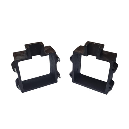 Set of 2 Cast Iron Flask Mold Frames Sand Casting Flask Tools