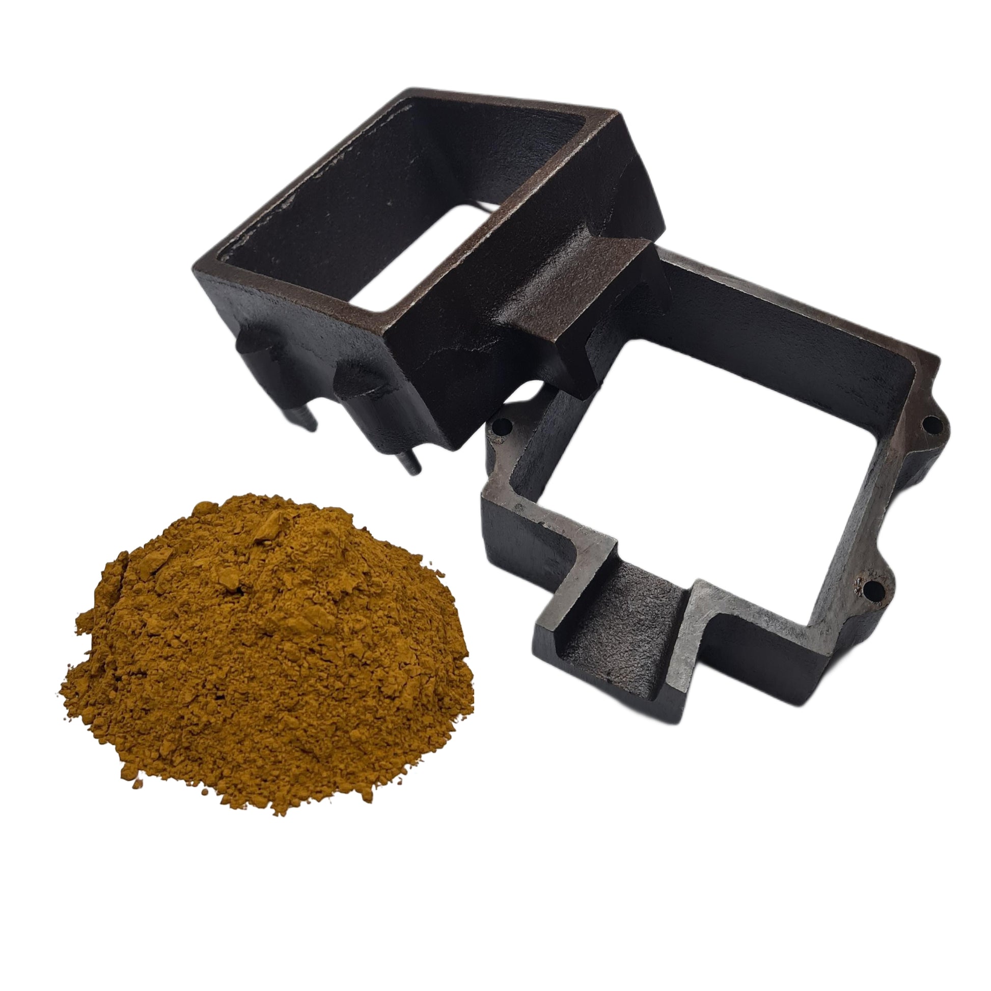 Set of 2 Cast Iron Flask Mold Frames Sand Casting Flask Tools