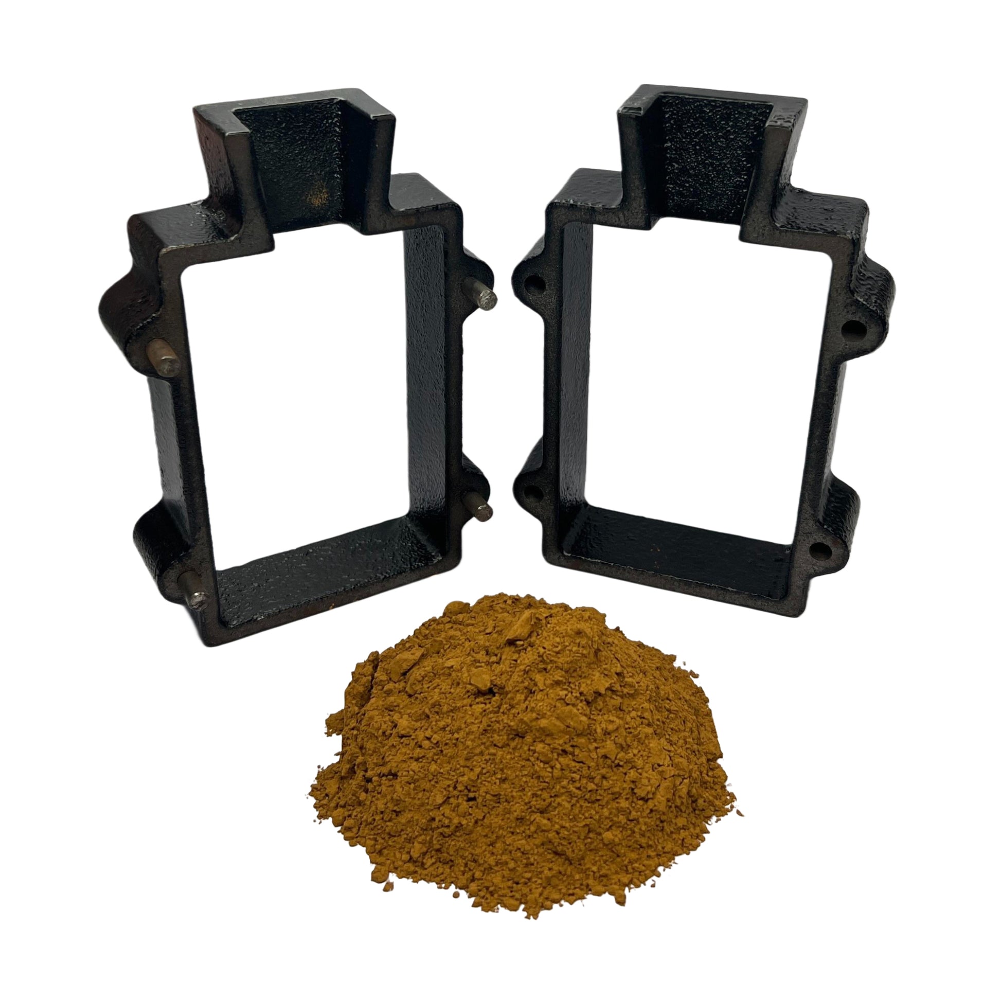 Set of 2 Cast Iron Flask Mold Frames Sand Casting Flask Tools