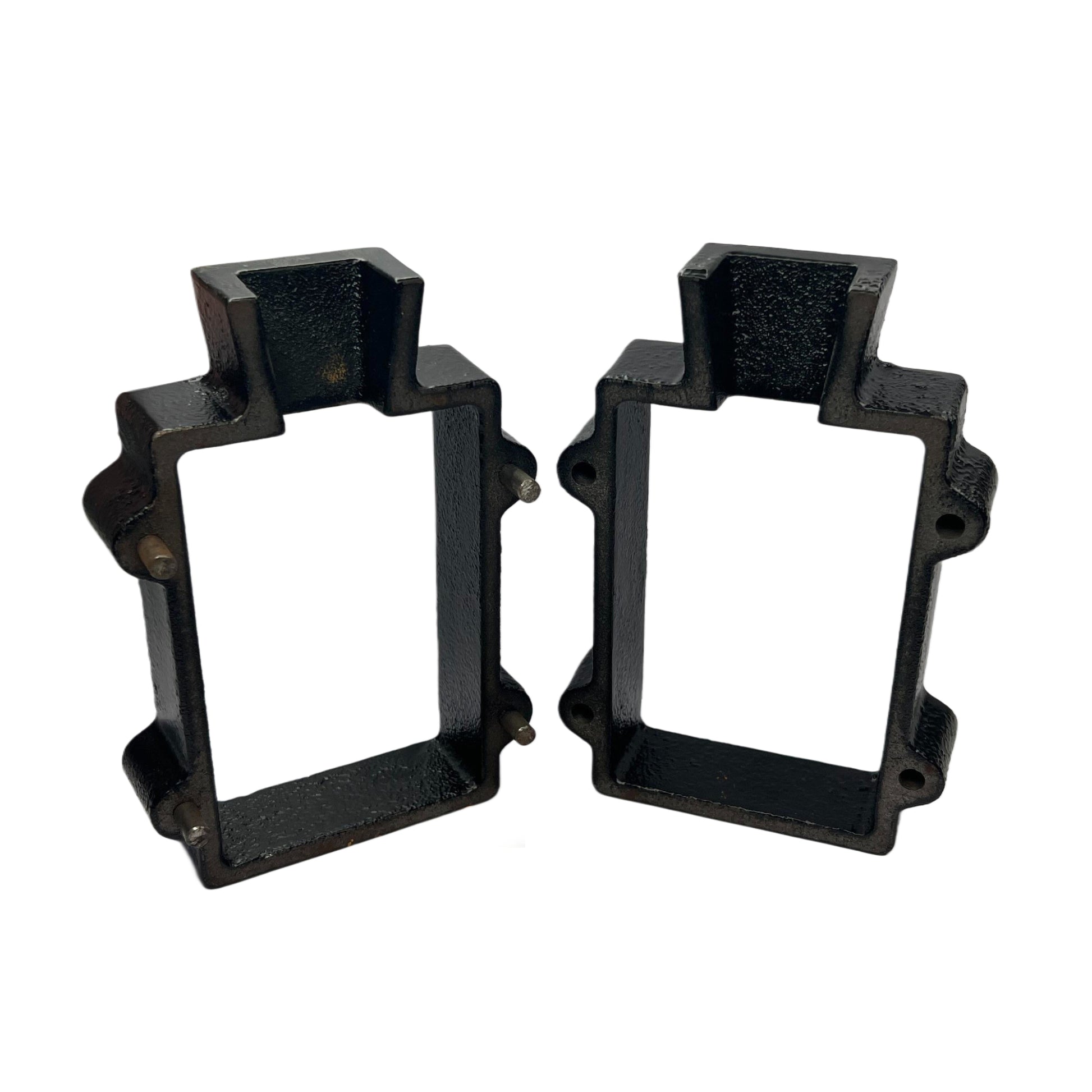 Set of 2 Cast Iron Flask Mold Frames Sand Casting Flask Tools