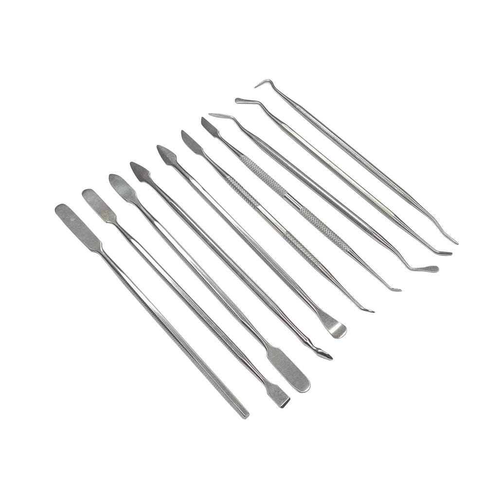 10 Piece Double-Ended Wax Carver and Spatula Set Jewelry Making Carving Tool