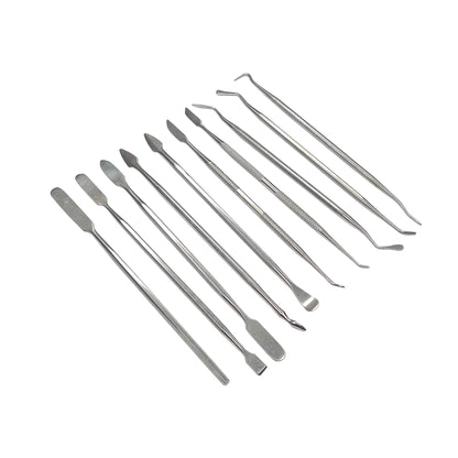 10 Piece Double-Ended Wax Carver and Spatula Set Jewelry Making Carving Tool