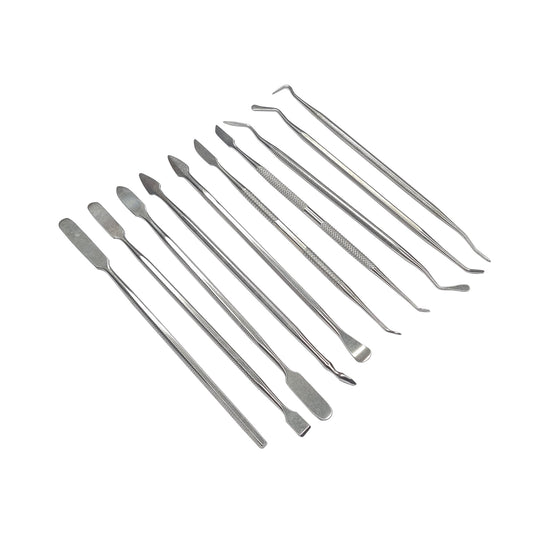 10 Piece Double-Ended Wax Carver and Spatula Set Jewelry Making Carving Tool