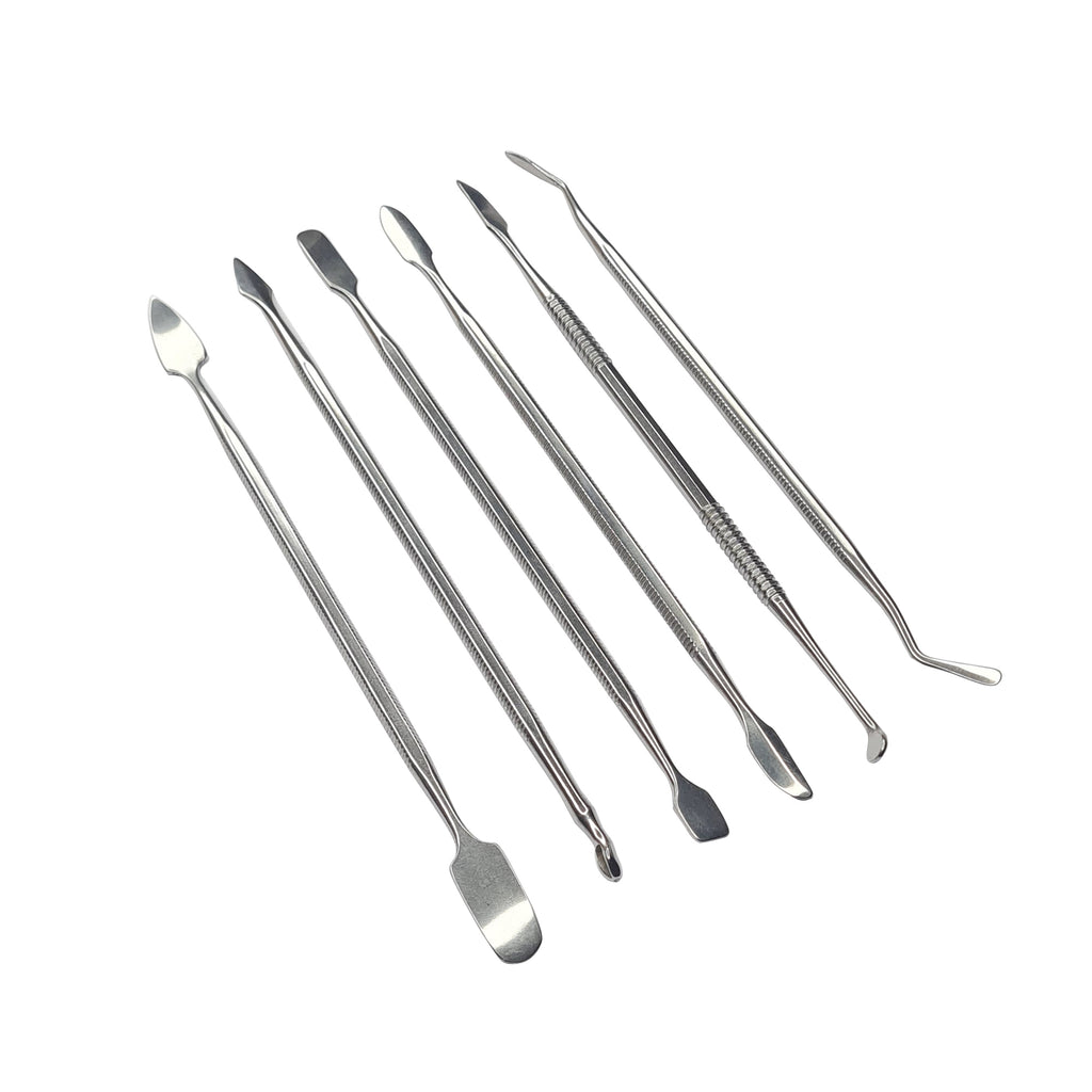 6 Piece Double-Ended Wax Carver and Spatula Set Jewelry Making Carving Tool