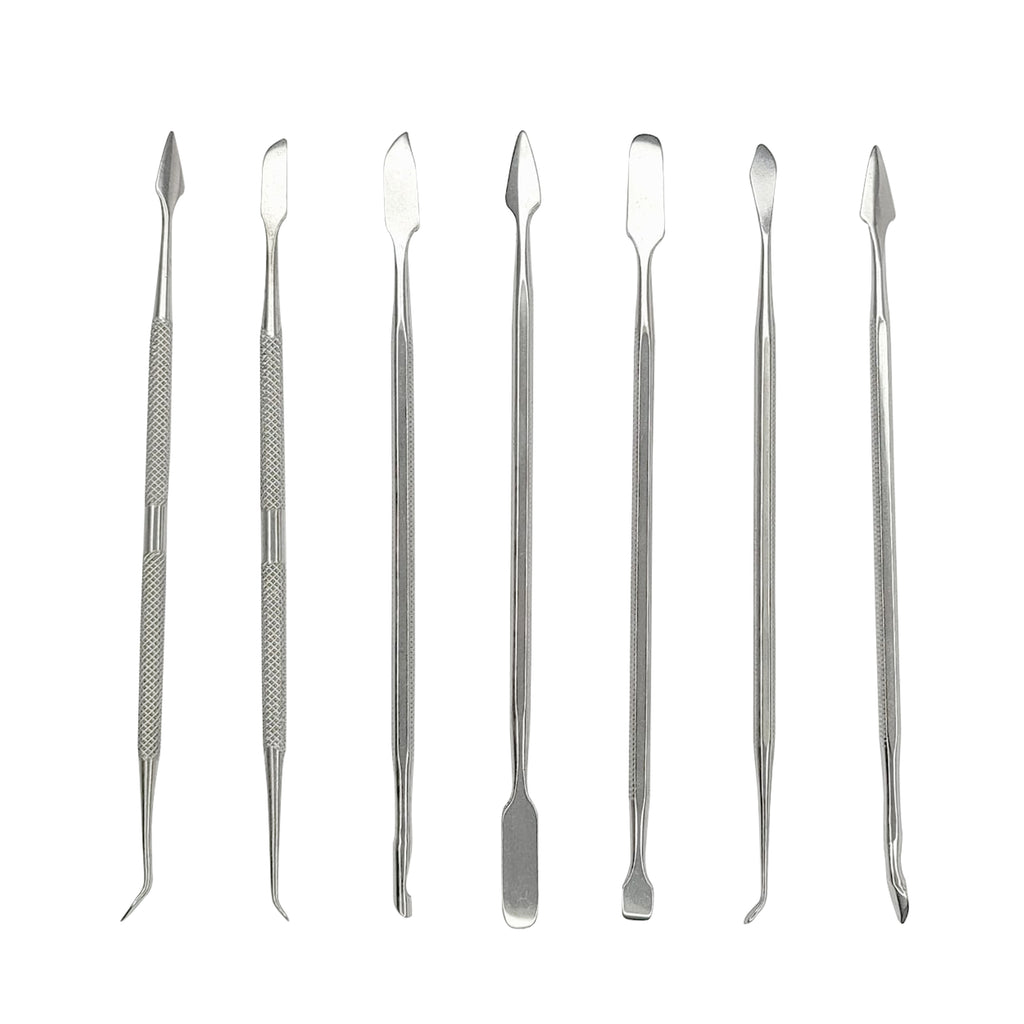 7 Piece Double-Ended Wax Carver and Spatula Set Jewelry Making Carving Tool