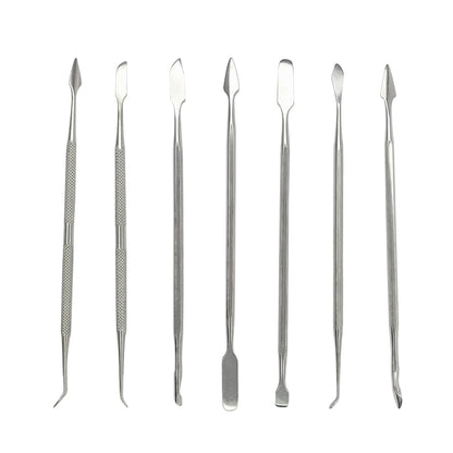 7 Piece Double-Ended Wax Carver and Spatula Set Jewelry Making Carving Tool