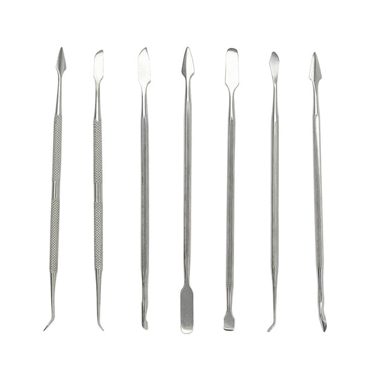 7 Piece Double-Ended Wax Carver and Spatula Set Jewelry Making Carving Tool
