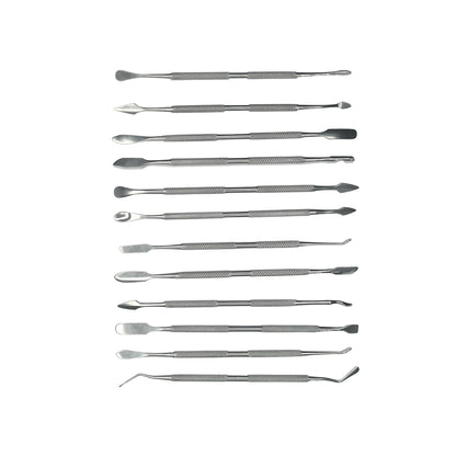 12 Piece Double-Ended Wax Carver and Spatula Set Jewelry Making Carving Tool