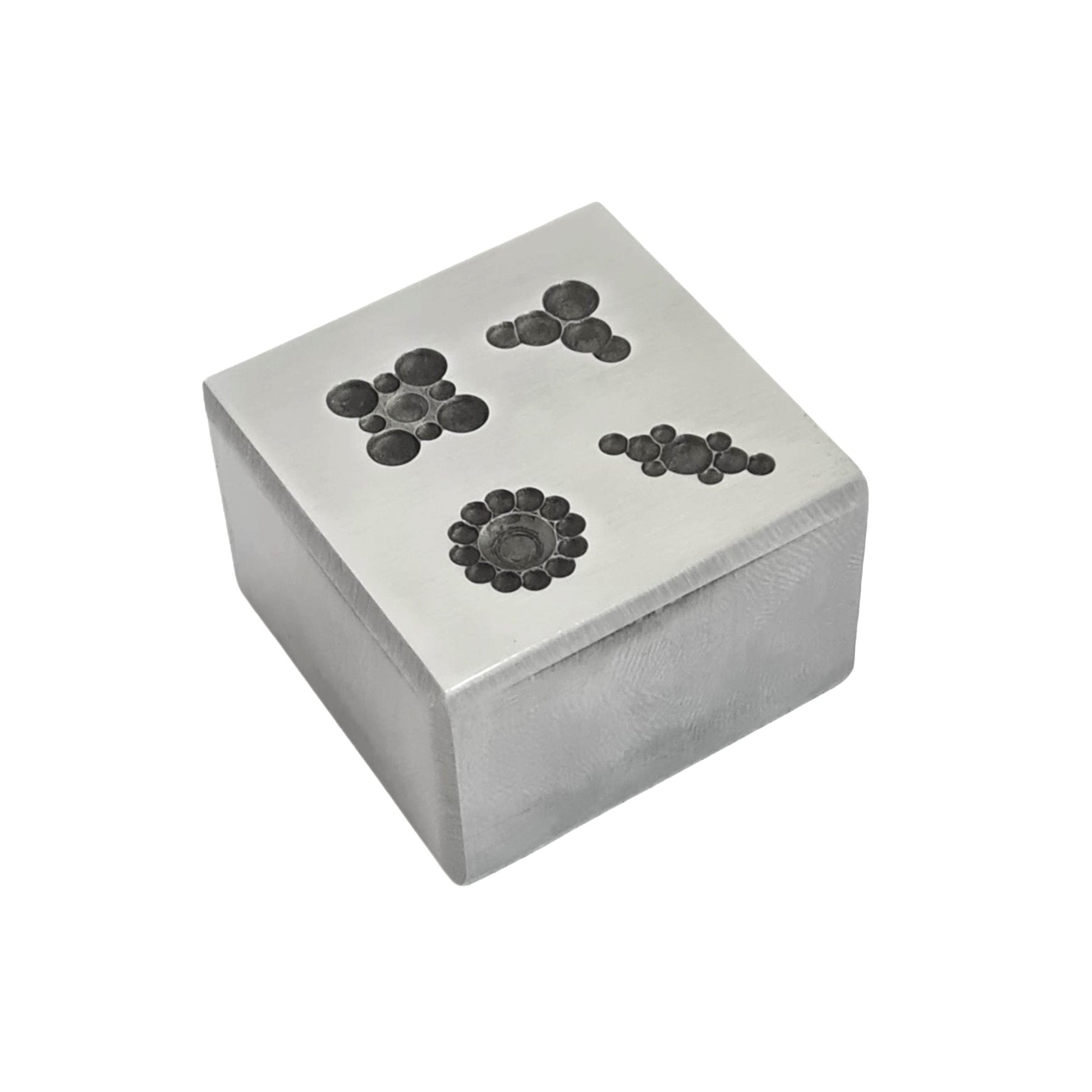 4 Impression Assorted Design Shot Plate - Silversmith Tools - Jewelry Making Die