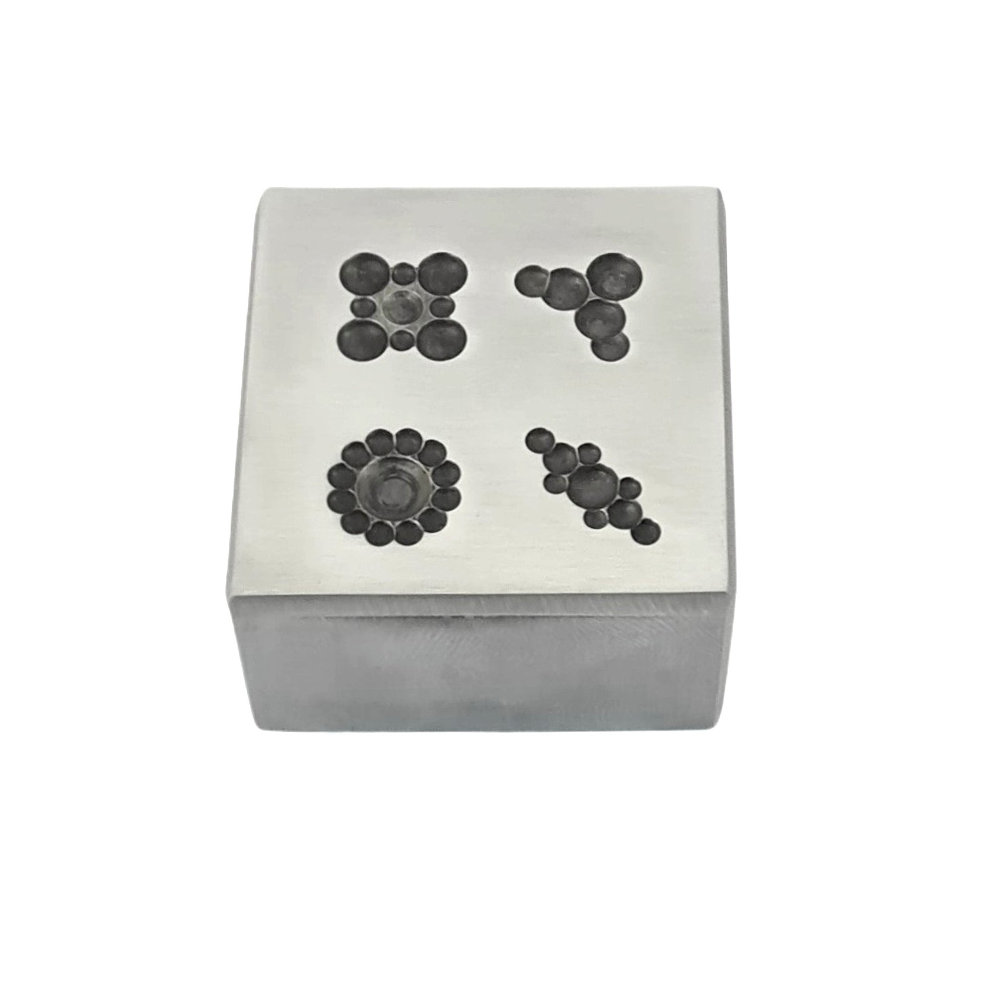 4 Impression Assorted Design Shot Plate - Silversmith Tools - Jewelry Making Die