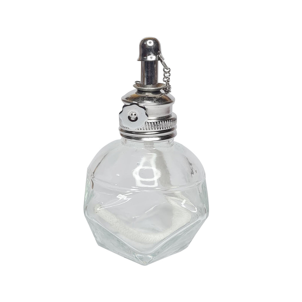 Alcohol Lamp Burner Faceted With 3/16" Wick Spirit Lamp for Jewelry - Dental Lab