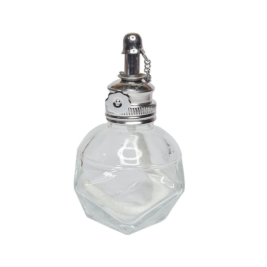 Alcohol Lamp Burner Faceted With 3/16" Wick Spirit Lamp for Jewelry - Dental Lab