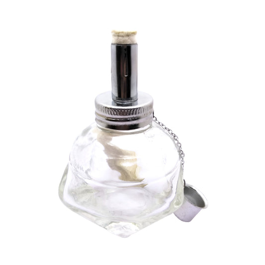 Alcohol Lamp Burner Faceted With 1/2" Wick Spirit Lamp for Jewelry - Dental Lab