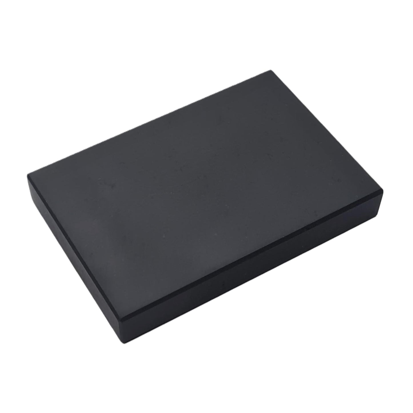 3" x 2" x 1/2" Gold Testing Black Stone - Jewelry Scrap Metal Karat Value Tester