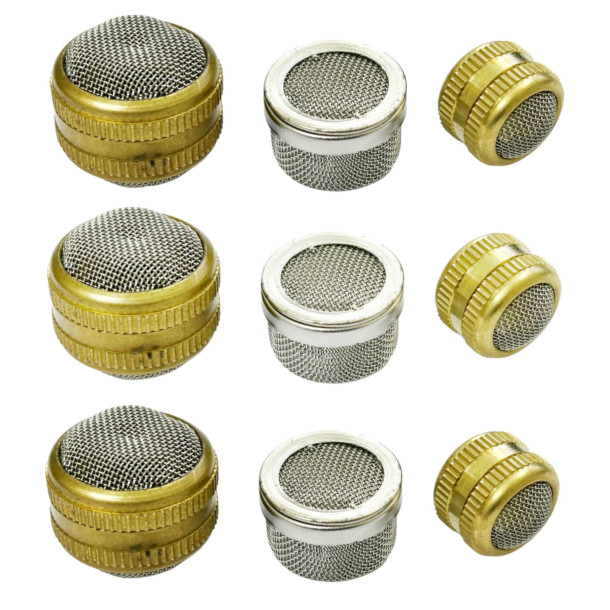 9pc Brass/Steel Ultrasonic Cleaning Mesh Screw Basket Watch Tool 16,25,20mm Set