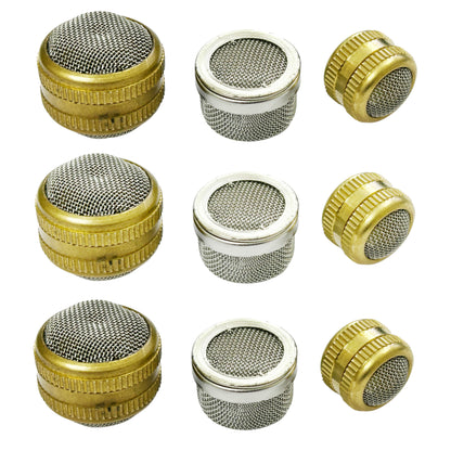 9pc Brass/Steel Ultrasonic Cleaning Mesh Screw Basket Watch Tool 16,25,20mm Set