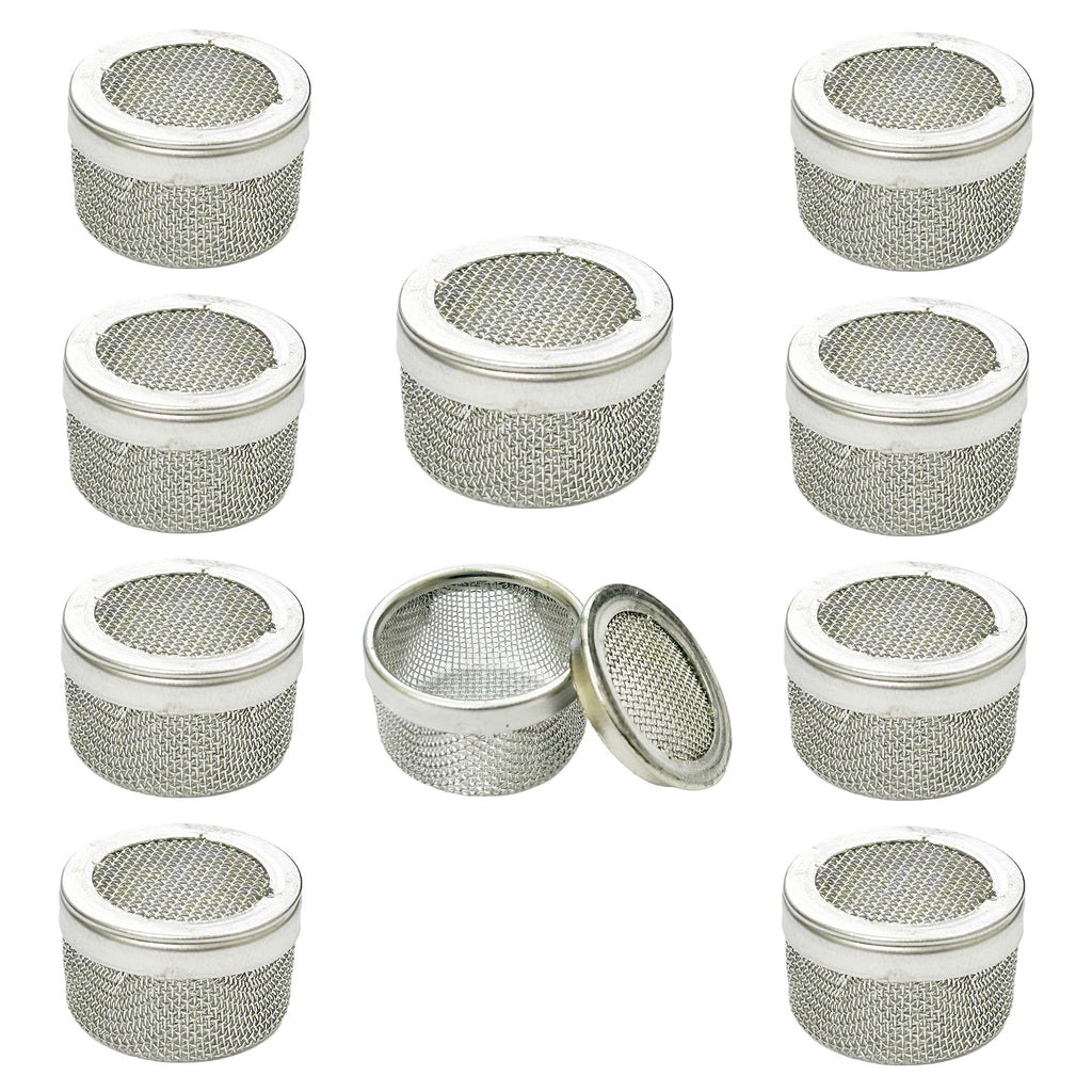 10pc Set Mini Steel Ultrasonic Cleaning Basket Parts Holder Mesh Watch Tool 20mm