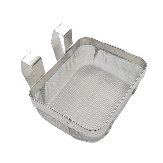5" x 4" x1.75" Stainless Steel Extra Fine Mesh Ultrasonic Cleaner Basket Jewelry