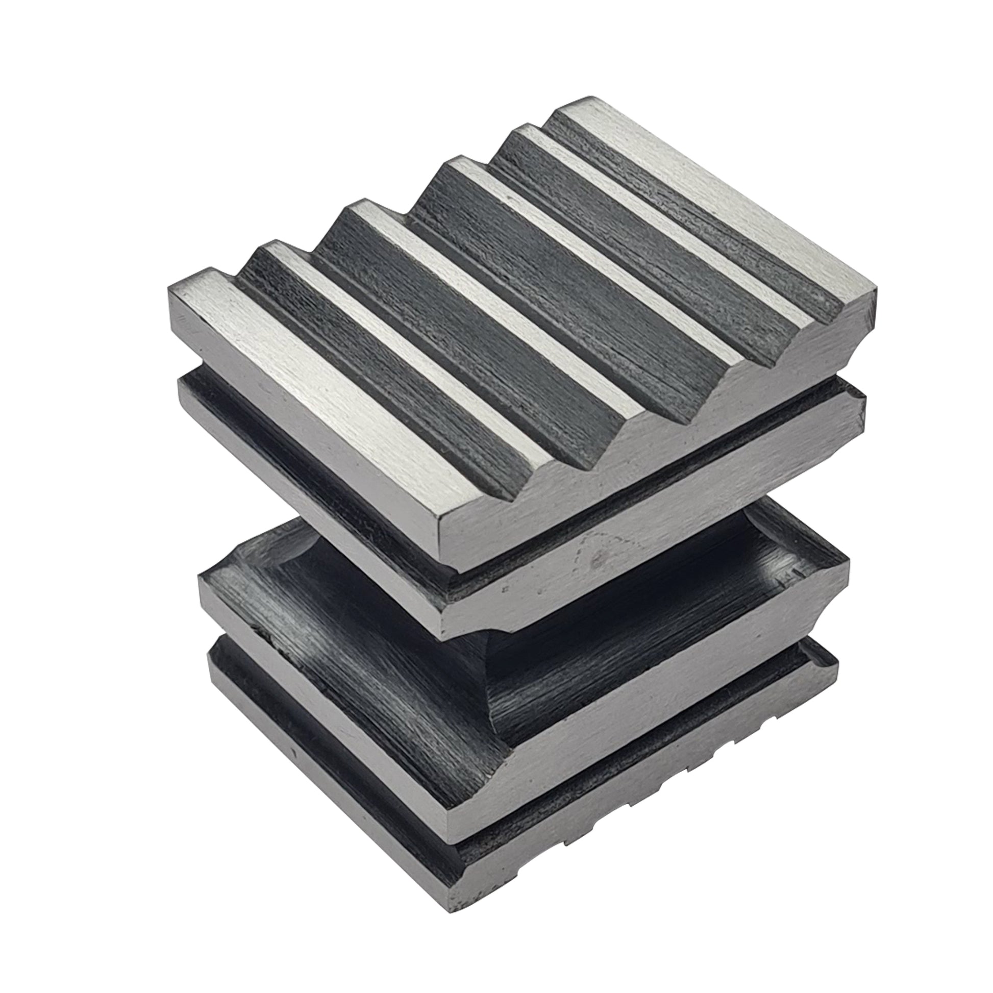 2" x 2-1/2" x 2-1/2" Steel Grooving Block Jewelry Making Metal Forming Dapping