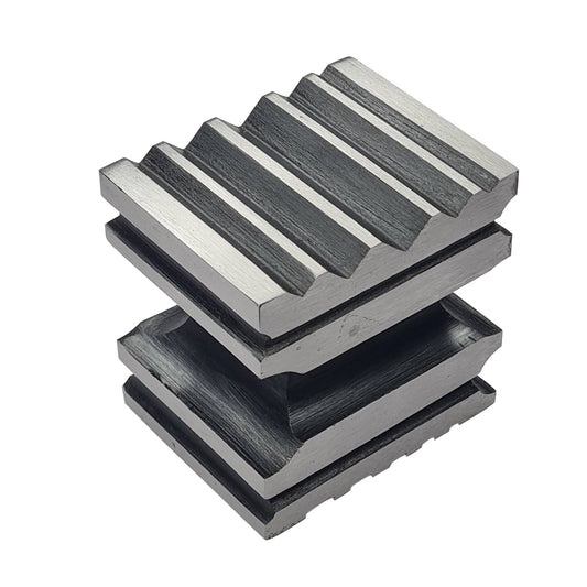 2" x 2-1/2" x 2-1/2" Steel Grooving Block Jewelry Making Metal Forming Dapping