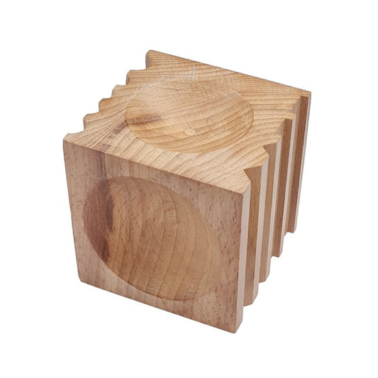Wooden Doming Block 2.5", Jewelry Shaping & Forming Tool, Dapping Block for Jewelers