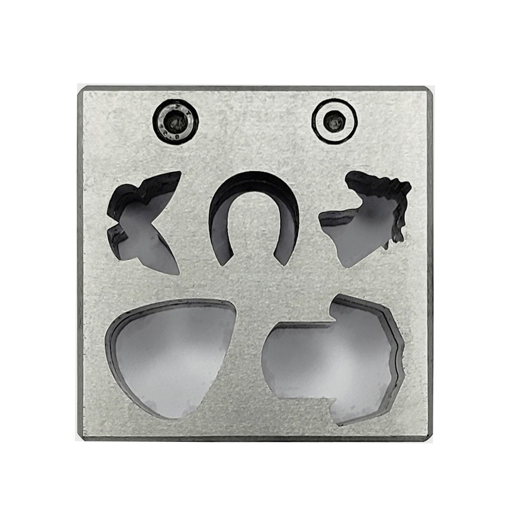 Multi Shape Disc Cutter with Set of 5 Punches- T-shirt, Butterfly, Horse, Magnet