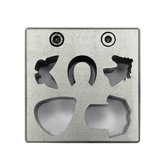 Multi Shape Disc Cutter with Set of 5 Punches- T-shirt, Butterfly, Horse, Magnet