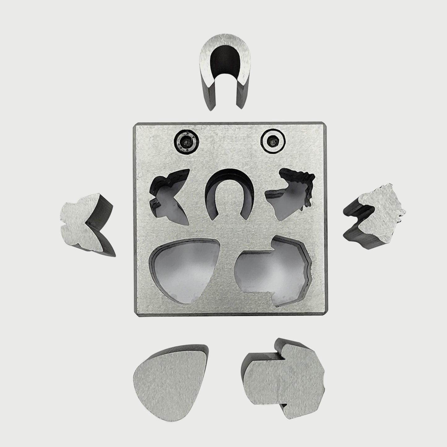 Multi Shape Disc Cutter with Set of 5 Punches- T-shirt, Butterfly, Horse, Magnet