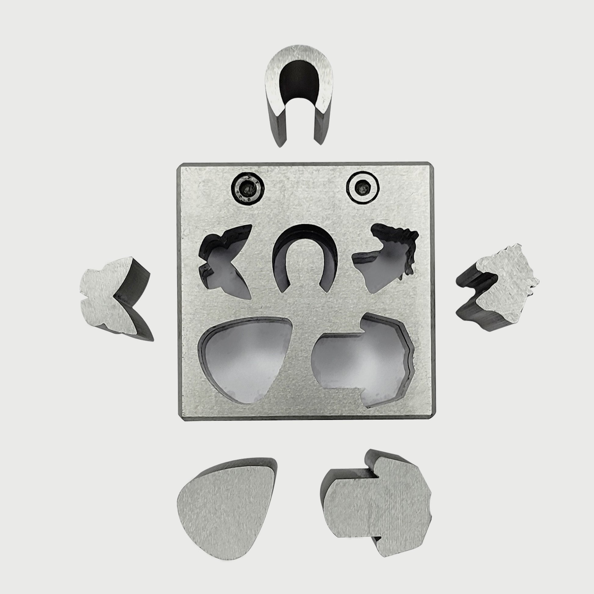Multi Shape Disc Cutter with Set of 5 Punches- T-shirt, Butterfly, Horse, Magnet