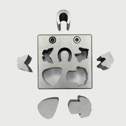 Multi Shape Disc Cutter with Set of 5 Punches- T-shirt, Butterfly, Horse, Magnet