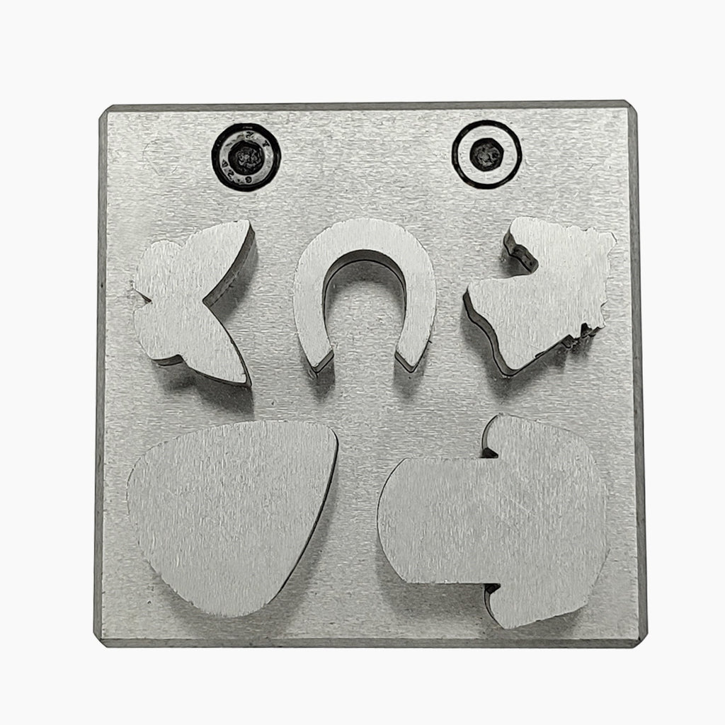 Multi Shape Disc Cutter with Set of 5 Punches- T-shirt, Butterfly, Horse, Magnet