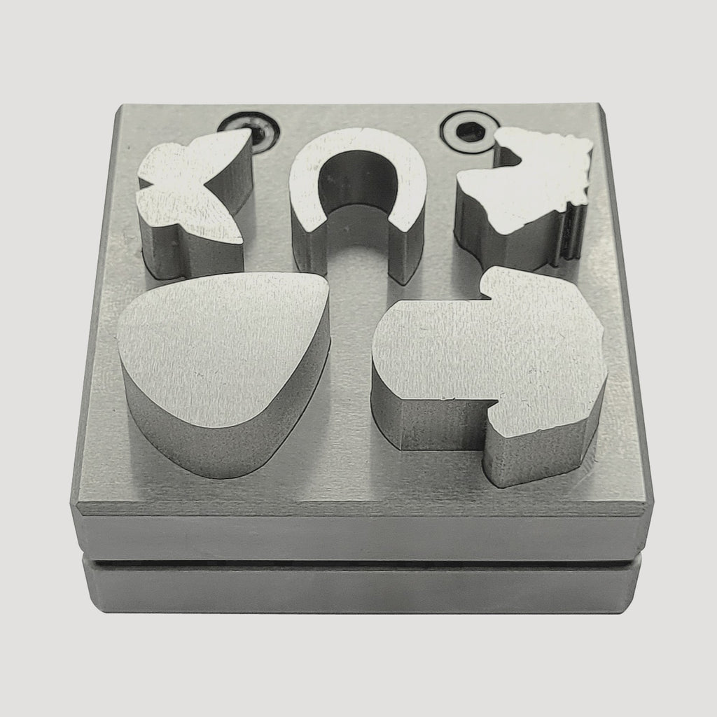 Multi Shape Disc Cutter with Set of 5 Punches- T-shirt, Butterfly, Horse, Magnet