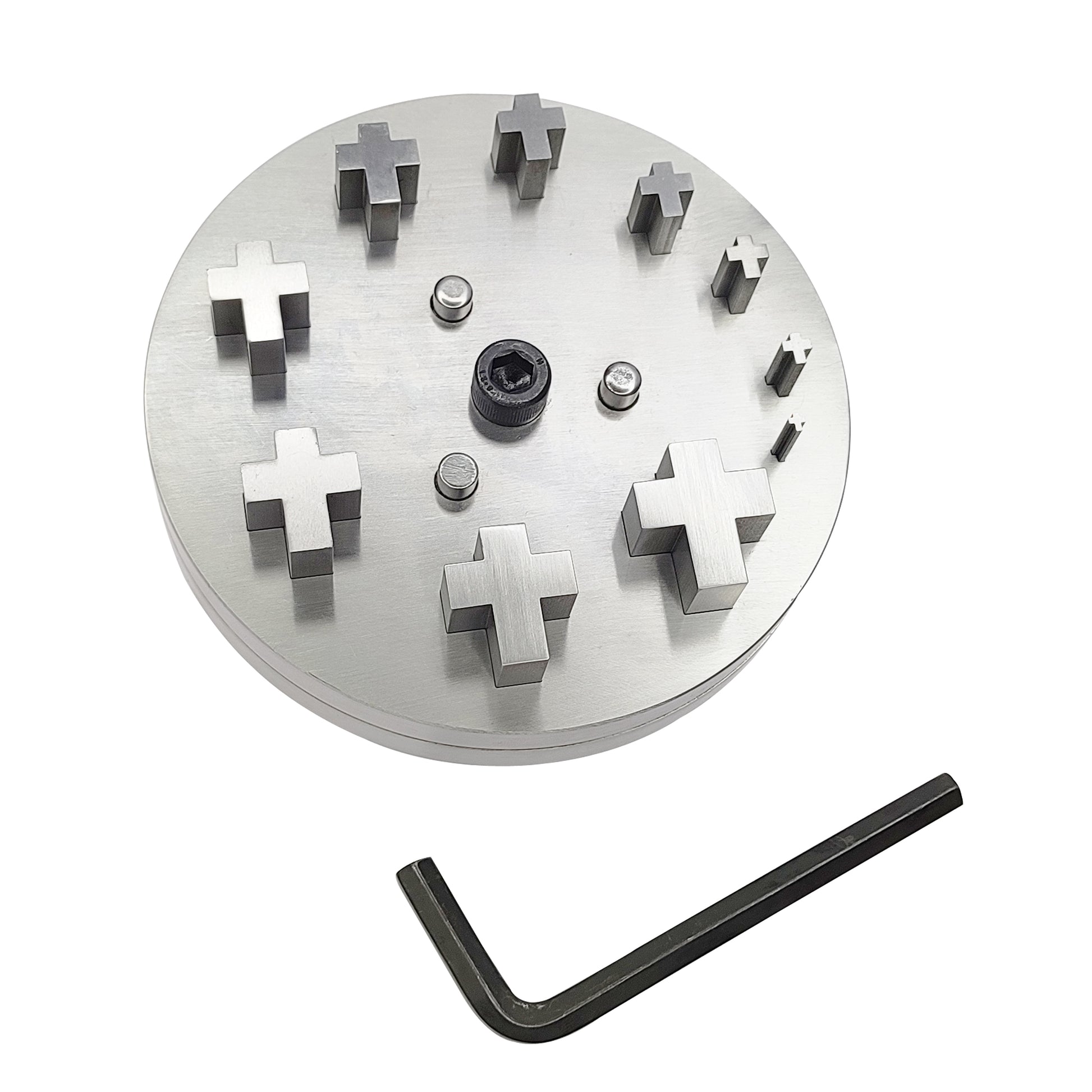 Disc Cutter  Cross Shape with 10 Punches Size 1/8"- 1 1/4"