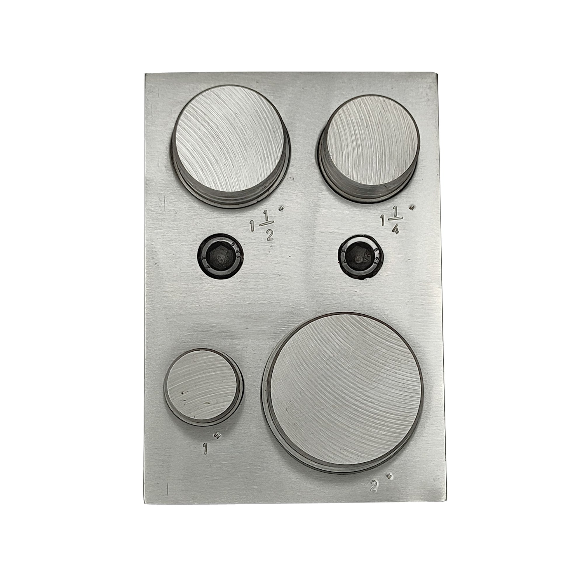 Round Shape Disc Cutter with Set of 4 Circular Punches Size 25mm-50mm