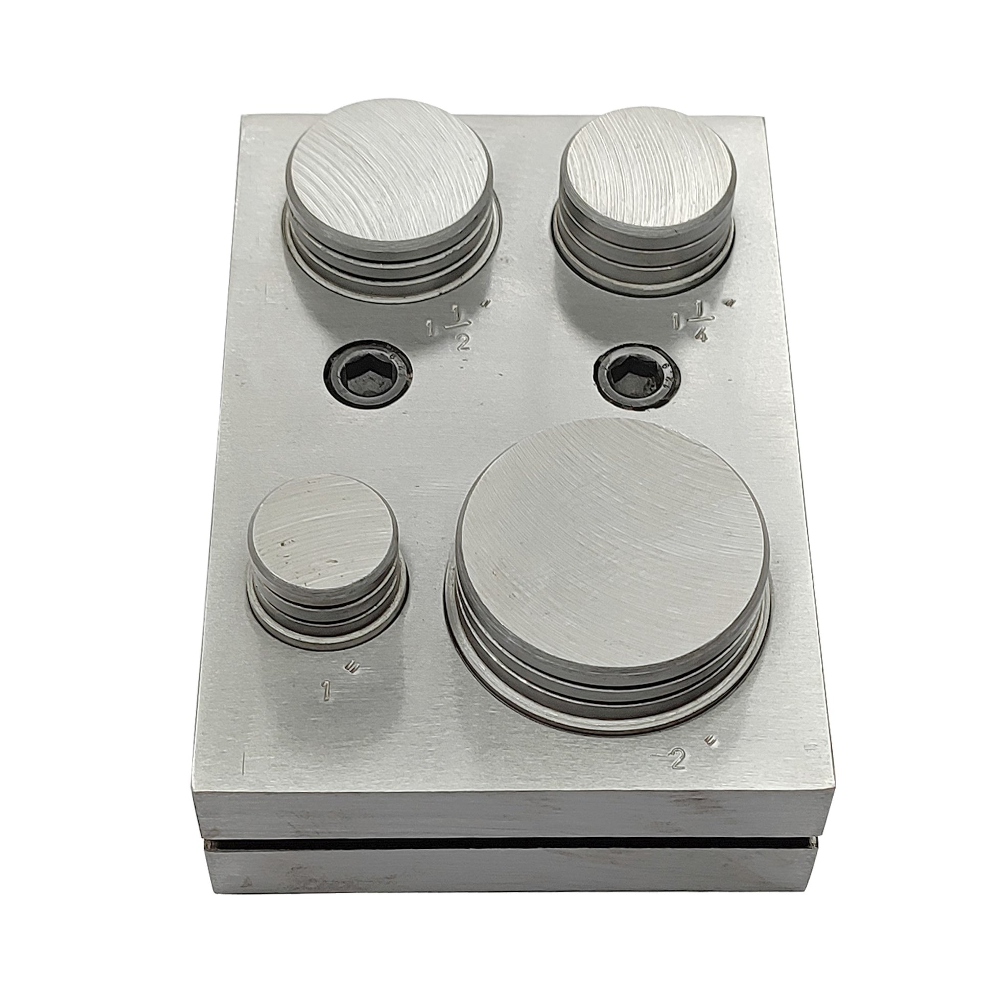 Round Shape Disc Cutter with Set of 4 Circular Punches Size 25mm-50mm