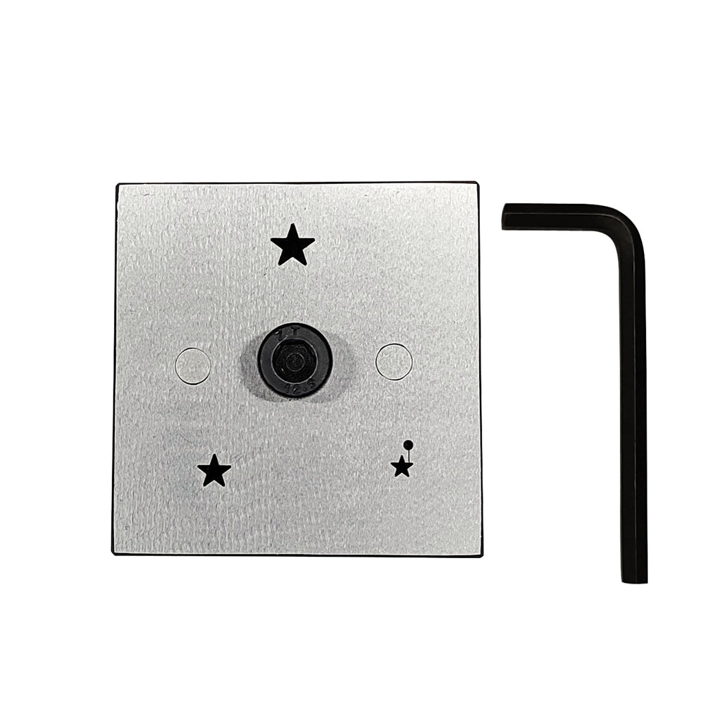 Disc Cutter Star Shape with 3 Punches Size 1/6"-5/16"
