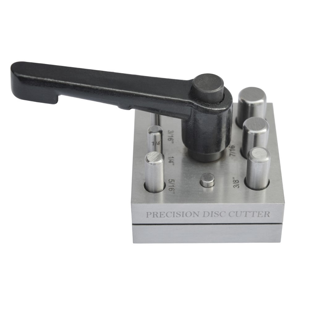 Disc Cutter Precision Round Shape with 7 Punches Size 1/8" - 1/2"