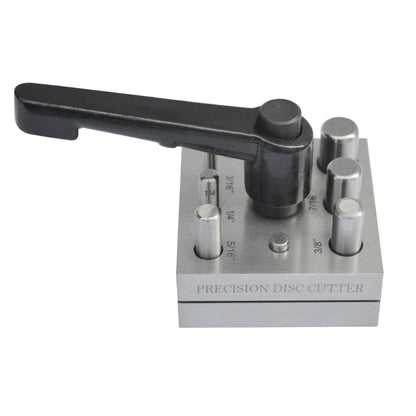 Disc Cutter Precision Round Shape with 7 Punches Size 1/8" - 1/2"