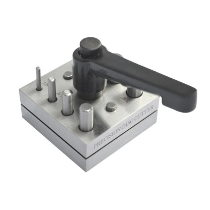 Disc Cutter Precision Round Shape with 7 Punches Size 1/8" - 1/2"