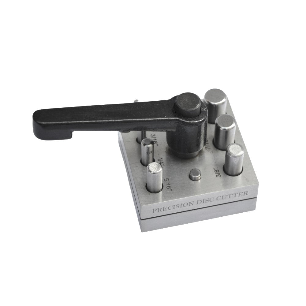 Disc Cutter Precision Round Shape with 7 Punches Size 1/8" - 1/2"