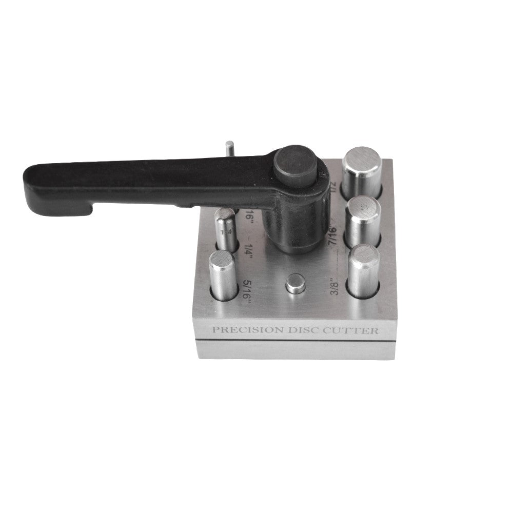 Disc Cutter Precision Round Shape with 7 Punches Size 1/8" - 1/2"