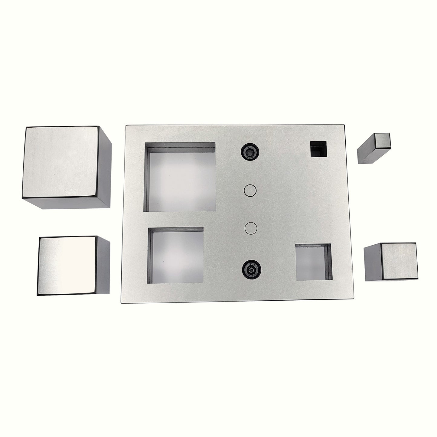 Square Shape Disc Cutter with Set of 4 Punches Size 12mm-50mm