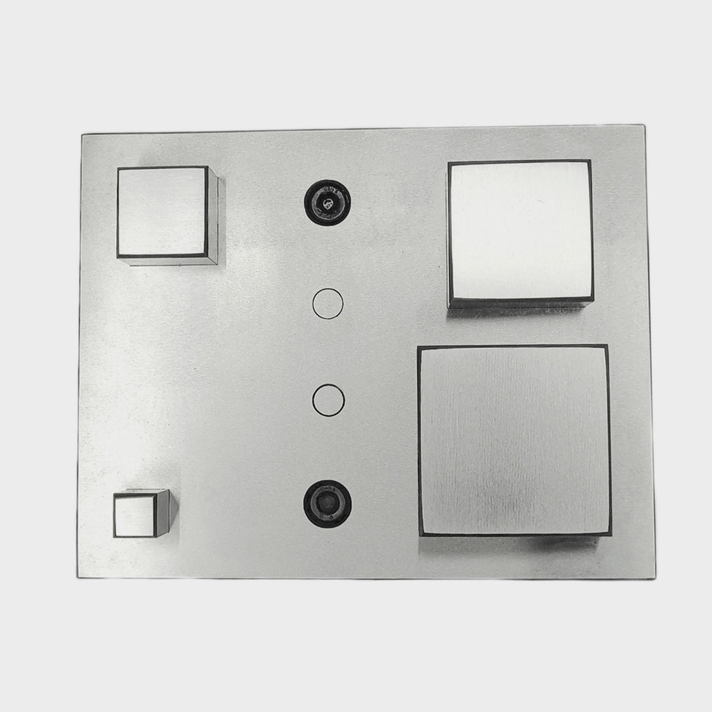 Square Shape Disc Cutter with Set of 4 Punches Size 12mm-50mm
