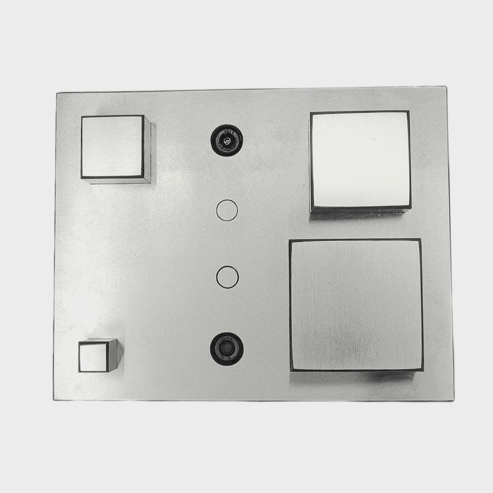 Square Shape Disc Cutter with Set of 4 Punches Size 12mm-50mm