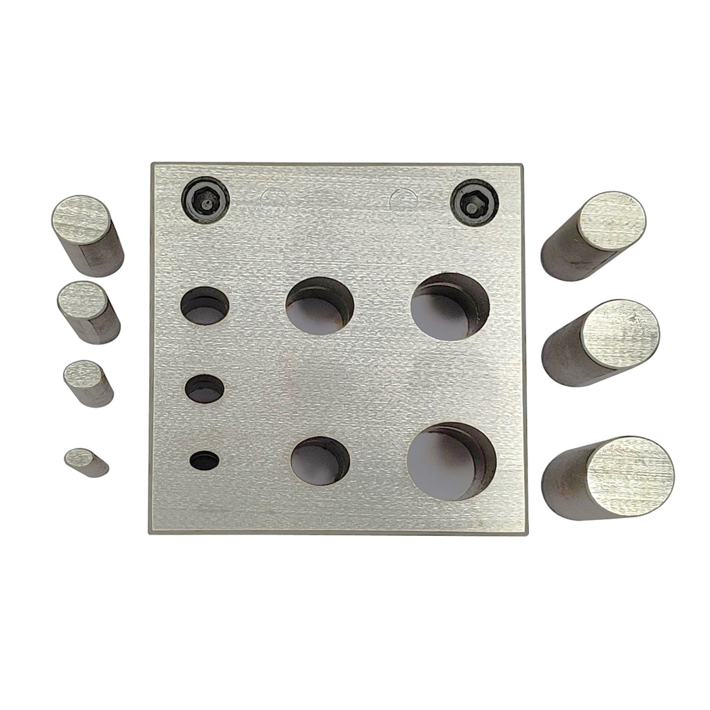 Disc Cutter Exclusive Oval Shape with 7 Punches Size 5/32"-5/8"