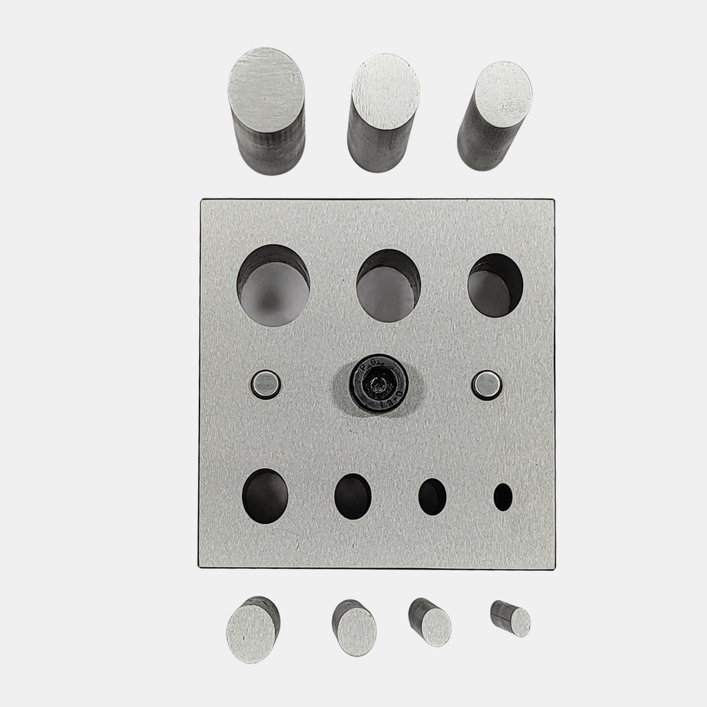 Disc Cutter Oval Shape with 7 Punches Size 4mm-18mm