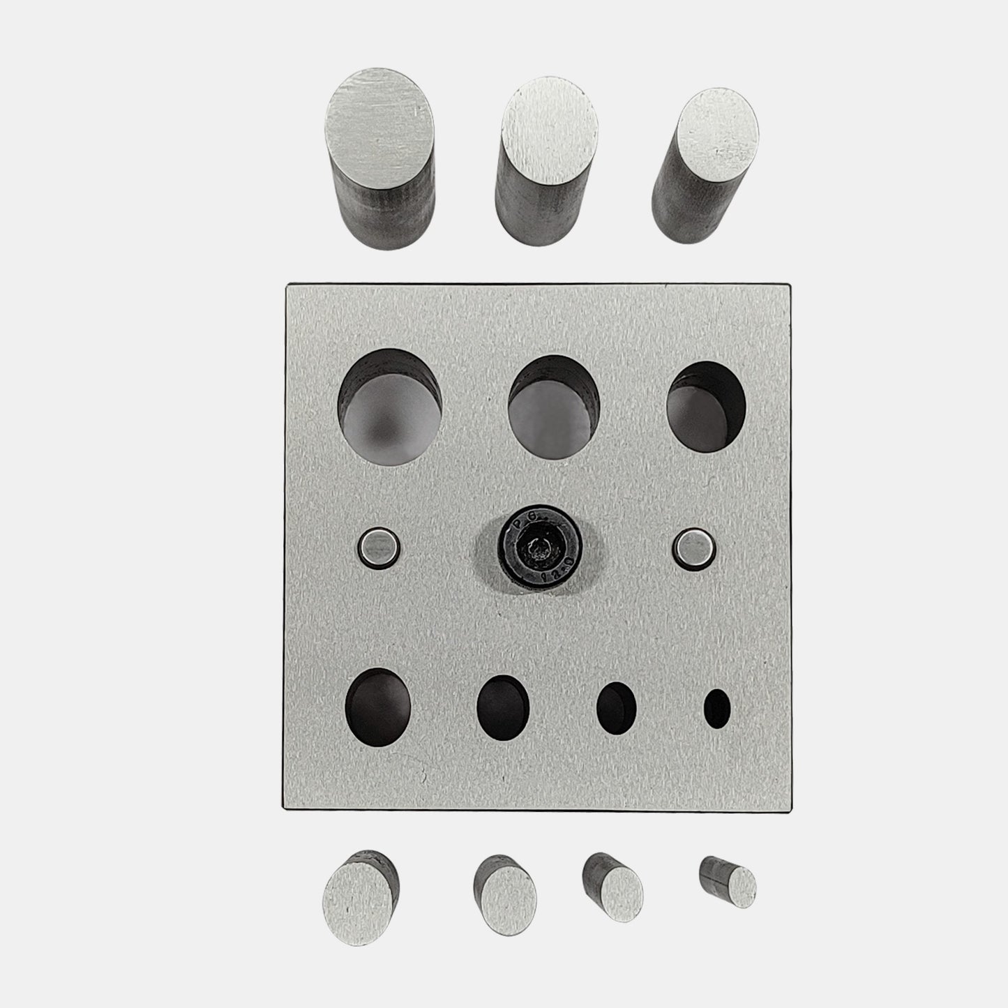 Disc Cutter Oval Shape with 7 Punches Size 4mm-18mm